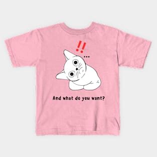 Funny Cat Kids T-Shirt